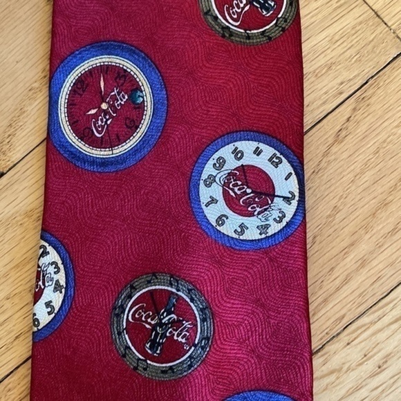 Vintage Coca-Cola clock tie - Picture 4 of 9